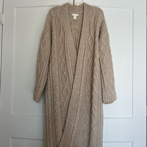 H&M Cable Knit long cardigan